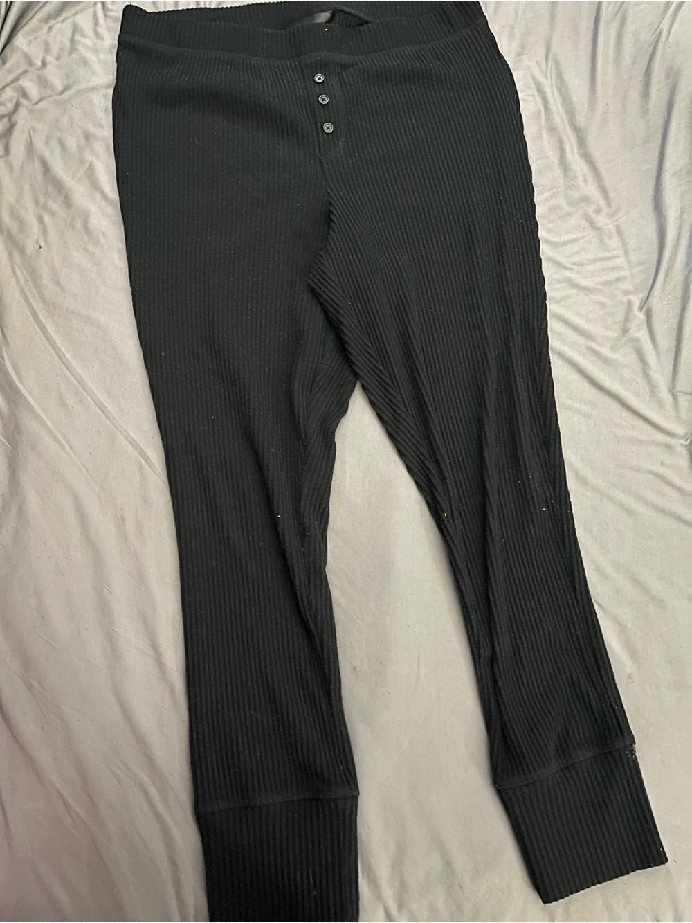 torrid Black Ribbed Lounge Pajama Pants